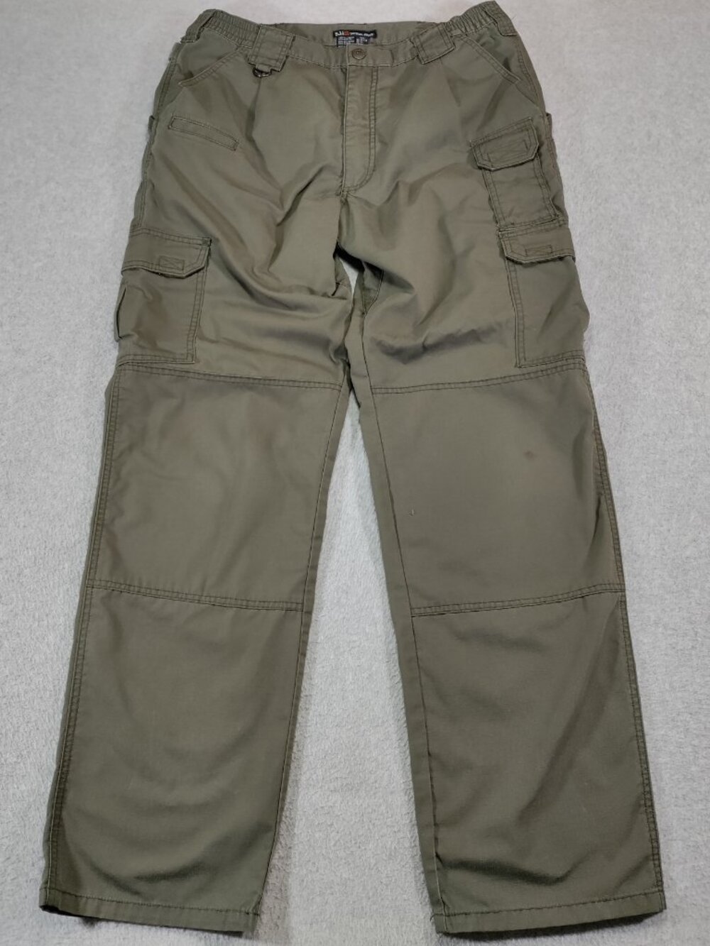 5.11 Tactical Taclite Pro Ripstop Cargo Pants Mens 34x34 (34x32) Olive Knee Pads